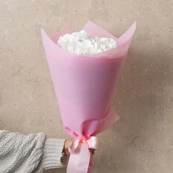 Nonwoven Premium Embossed Wrap Sheets Pink Pk 50 (50x70cm)