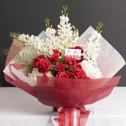 Nonwoven Wrap Sheets NOVA Red (50x70cm) Pack 50