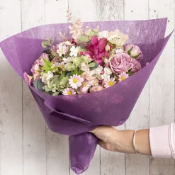 Nonwoven Wrap Sheets NOVA Lavender (50x70cm) Pack 50