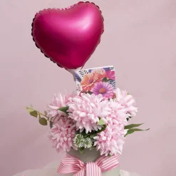 Nouvelle Gift Card & Envelope Vibrant Dasies Pk25 (10x10cmH)