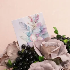 Nouvelle Gift Card & Envelope Pastel Hibiscus Pk25(10x10cmH)