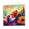 Nouvelle Gift Card & Envelope Vibrant Poppies Pk25(10x10cmH)