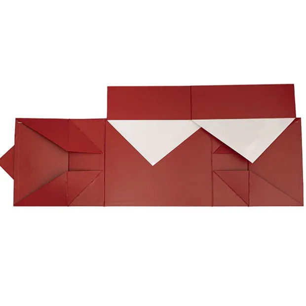 Origami Foldable Luxe Gift Hamper Box Red (30x25x10Hcm)