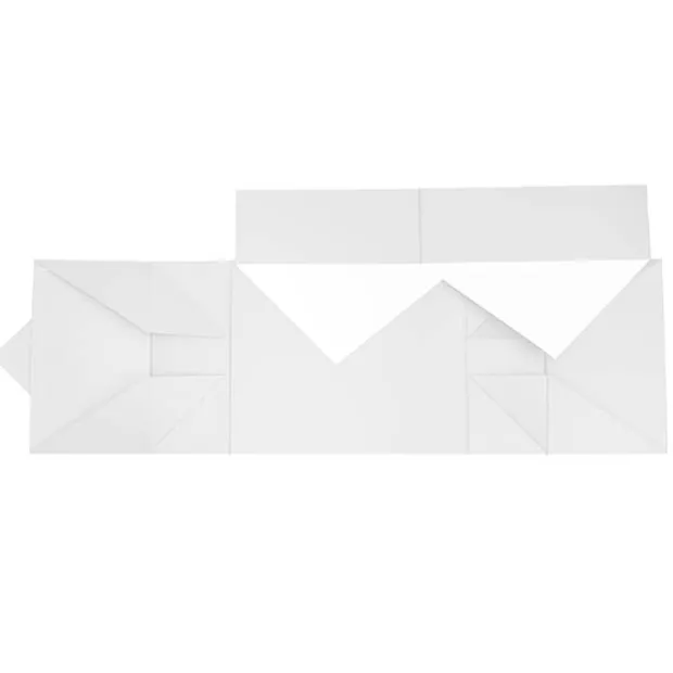 Origami Foldable Luxe Gift Hamper Box White (30x25x10Hcm)