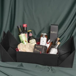 Origami Foldable Luxe Gift Hamper Box Black (30x25x10Hcm)
