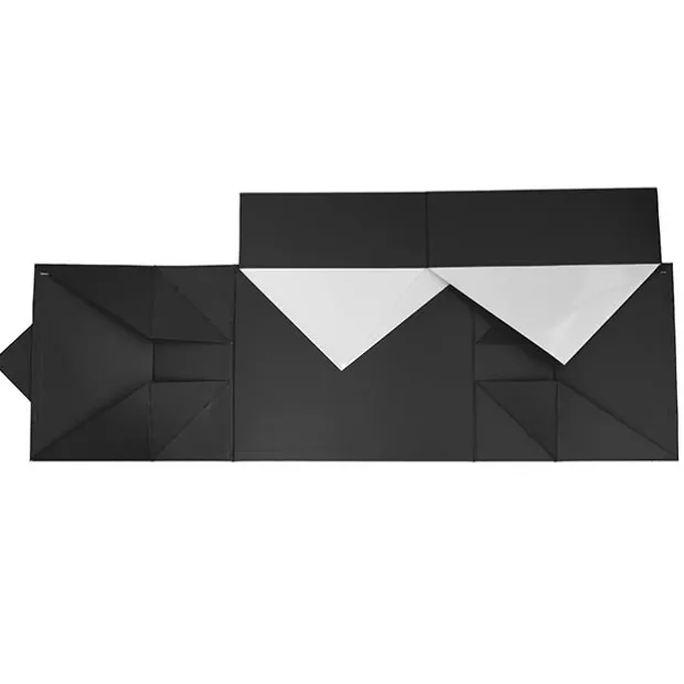 Origami Foldable Luxe Gift Hamper Box Black (30x25x10Hcm)