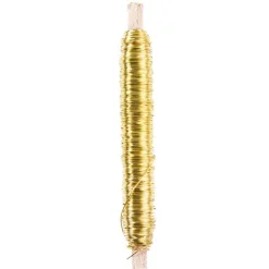 Painted Metallic Wire 0.55mmx50m onStick 100g LightGold 23ga
