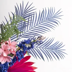 Palm Leaf Spray French Blue (95cmH)