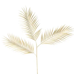 Palm Leaf Spray Metallic Gold (95cmH)