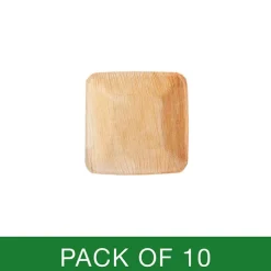 Palm Leaf Square Dip Bowl (9cm) Pack 10
