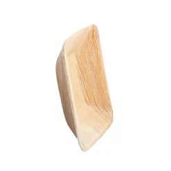 Palm Leaf Square Dip Bowl (9cm) Pack 10