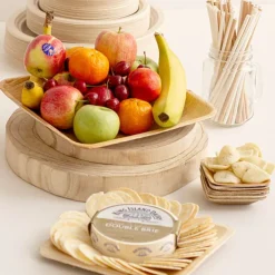 Palm Leaf Square Plate (20cm) Pack 10