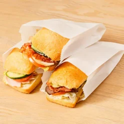 Paper Bag Flat Style White (150x190mmH)