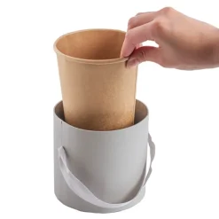 Paper Container Round 850ml Single Kraft (11.5Dx12cmH)