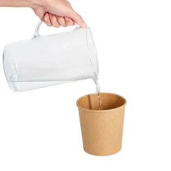 Paper Container Round 850ml Single Kraft (11.5Dx12cmH)