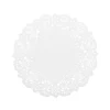 Paper Doily Round 24 Pack White (166mmD)