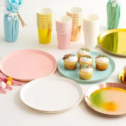 Paper Round Banquet Plate White (26cm) Pack 10