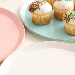 Paper Round Banquet Plate White (26cm) Pack 10