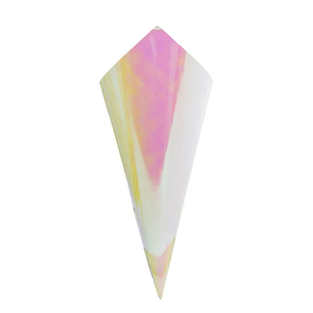Paper Snack & Confetti Cone Pack 10 Iridescent (9cmDx24cmH)