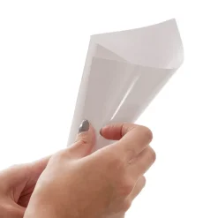 Paper Snack & Confetti Cone Pack 20 White (18.5x16.5cm)