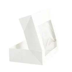 Patisserie Window Box 12 Cupcakes White (360x255x100mmH)