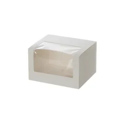 Patisserie Window Box 5" White (130x110x80mmH)