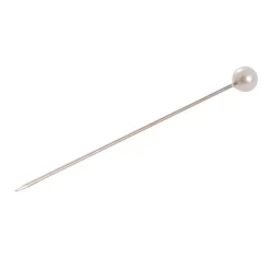 Pearl Pins Round Head Bulk 100 Pack Cream (6mmx6.5cmH)