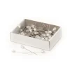 Pearl Pins Teardrop Head Bulk 144 Pack White (5mmx38mmH)