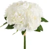 Peony Bouquet x 5 Flower Heads White (32cmH)