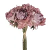 Peony Bouquet x 6 Heads Soft Purple (30.5cmH)
