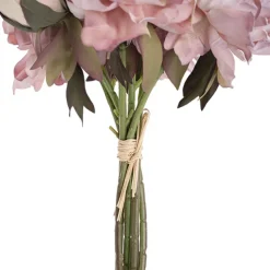 Peony Bouquet x 6 Heads Soft Purple (30.5cmH)