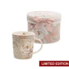 Peony Porcelain Large Mug Gift Set Pink (13x9.5cm)