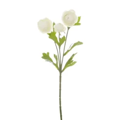 Petite Ranunculus Spray Cream (42cmH)