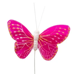 Pick Butterfly 10cm Assorted Set 1 Pack 12