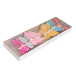 Pick Butterfly 10cm Assorted Set 1 Pack 12