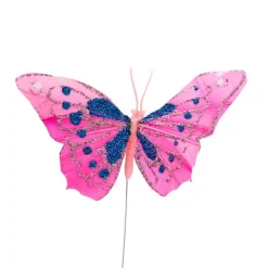 Pick Butterfly 10cm Assorted Pack 12