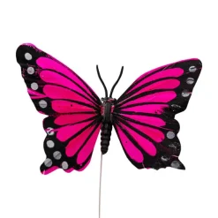 Pick Butterfly 10cm Assorted Set 3 Pack 12