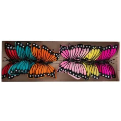 Pick Butterfly 10cm Assorted Set 3 Pack 12