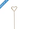 Pick Card Holder Metal Heart Gold Pack 10 (3.2cmx34cmL)