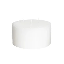 Pillar Candle 3 Wick 80Hr White (15x7.5cmH)