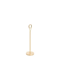 Place Card Table Number Holder Pack 3 Gold (15cmH)