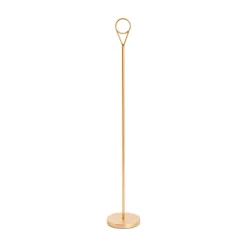 Place Card Table Number Holder Pack 2 Gold (30cmH)