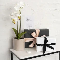 Place Card Table Number Holder Pack 2 White (30cmH)