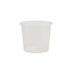 Plastic Container Round 1750ml Single Clear (17.5Dx11.5cmH)