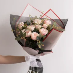 Plastic Mesh Narrow Roll Metallic White (25cmx9m)