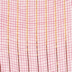 Plastic Mesh Narrow Roll Metallic Red (25cmx9m)