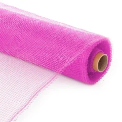 Plastic Mesh Roll Hot Pink (53cmx9m)