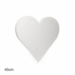 Polystyrene Heart Solid (W45cmx45cmx5cm) 18" Styro