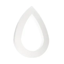 Polystyrene Laurel Chaplet Medium (37cmx52.5cmx5cm) 21" Styr