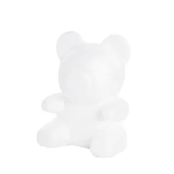 Polystyrene White Bear (17x24cmH)